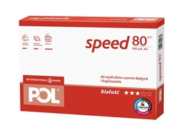 Zdjęcie Papier ksero POLSPEED A4 ryza 500 kartek 80g Speed